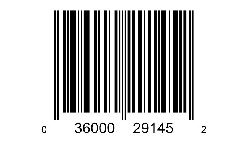 UPC-A encoding 036000291452